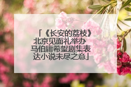 《长安的荔枝》北京见面礼举办 马伯庸希望剧集表达小说未尽之意