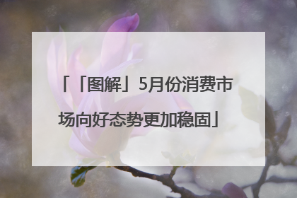 「图解」5月份消费市场向好态势更加稳固