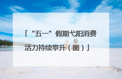 “五一”假期弋阳消费活力持续攀升（图）
