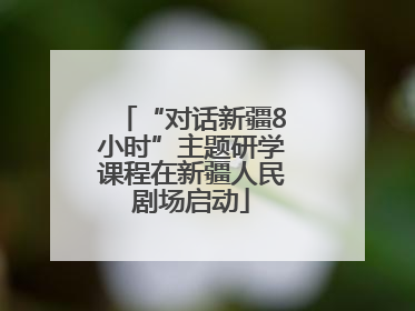 “对话新疆8小时”主题研学课程在新疆人民剧场启动