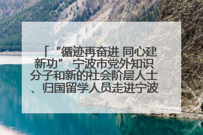 “循迹再奋进 同心建新功” 宁波市党外知识分子和新的社会阶层人士、归国留学人员走进宁波舟山港穿山港区
