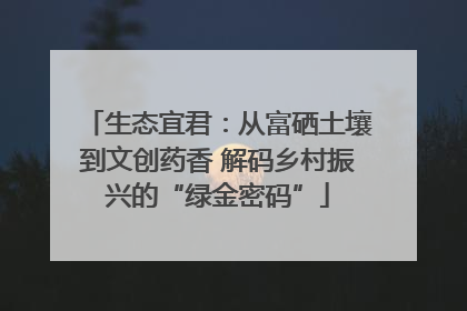 生态宜君：从富硒土壤到文创药香 解码乡村振兴的“绿金密码”