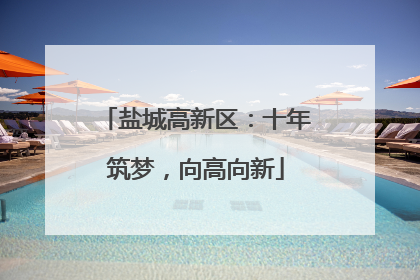 盐城高新区：十年筑梦，向高向新