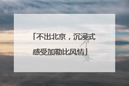 不出北京，沉浸式感受加勒比风情