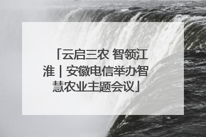 云启三农 智领江淮｜安徽电信举办智慧农业主题会议
