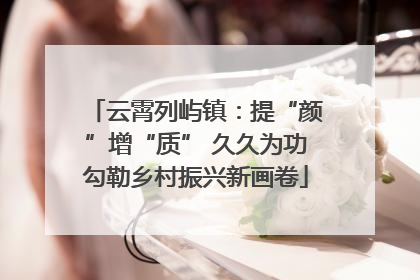 云霄列屿镇：提“颜”增“质” 久久为功勾勒乡村振兴新画卷