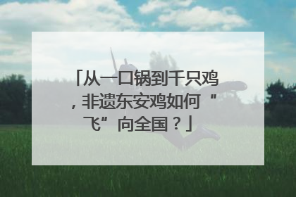 从一口锅到千只鸡，非遗东安鸡如何“飞”向全国？