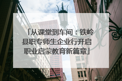从课堂到车间：铁岭县职专师生企业行开启职业启蒙教育新篇章