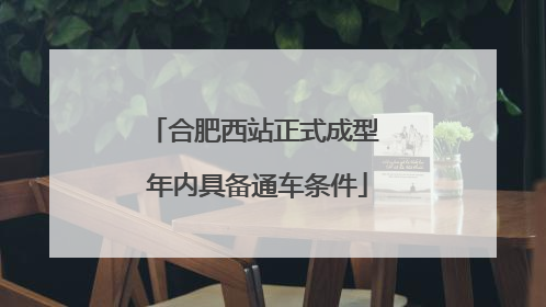 合肥西站正式成型 年内具备通车条件