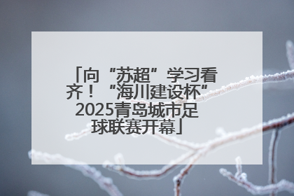 向“苏超”学习看齐！“海川建设杯”2025青岛城市足球联赛开幕