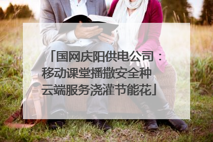 国网庆阳供电公司：移动课堂播撒安全种 云端服务浇灌节能花