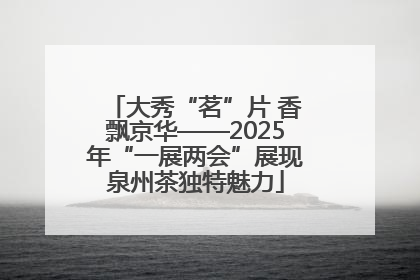 大秀“茗”片 香飘京华——2025年“一展两会”展现泉州茶独特魅力