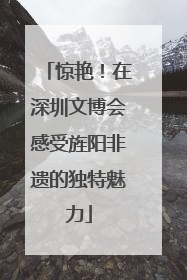惊艳！在深圳文博会感受旌阳非遗的独特魅力