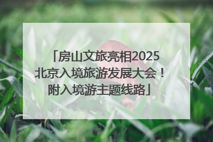 房山文旅亮相2025北京入境旅游发展大会！附入境游主题线路