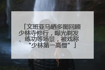文班亚马晒多图回顾少林寺修行，曝光剃发、练功等场景，被戏称“少林第一高僧”