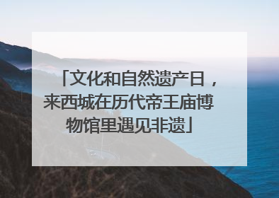 文化和自然遗产日，来西城在历代帝王庙博物馆里遇见非遗