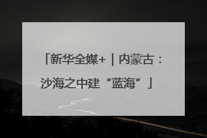 新华全媒+｜内蒙古：沙海之中建“蓝海”