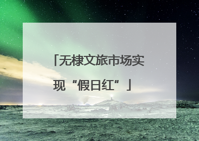 无棣文旅市场实现“假日红”
