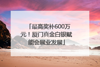 最高奖补600万元！厦门真金白银赋能会展业发展