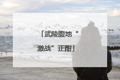 武陵腹地“激战”正酣
