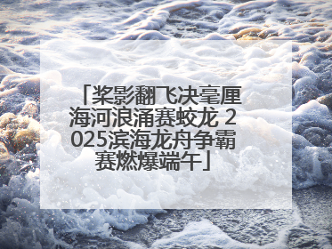 桨影翻飞决毫厘 海河浪涌赛蛟龙 2025滨海龙舟争霸赛燃爆端午