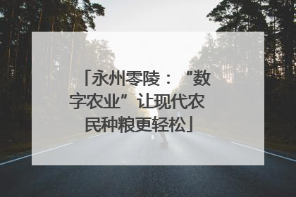 永州零陵：“数字农业”让现代农民种粮更轻松