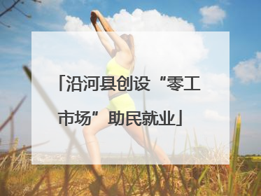 沿河县创设“零工市场”助民就业