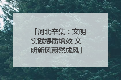 河北辛集：文明实践提质增效 文明新风蔚然成风