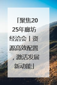聚焦2025年廊坊经洽会丨资源高效配置，激活发展新动能