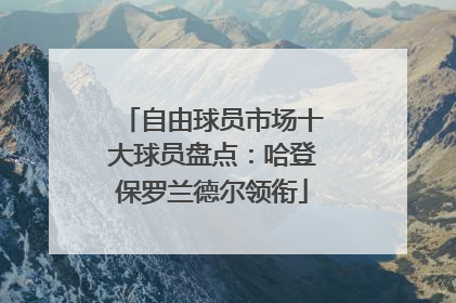 自由球员市场十大球员盘点：哈登保罗兰德尔领衔