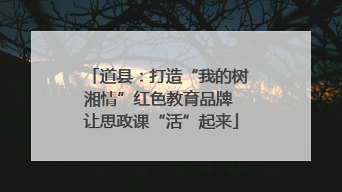 道县：打造“我的树湘情”红色教育品牌 让思政课“活”起来