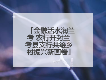 金融活水润兰考 农行开封兰考县支行共绘乡村振兴新画卷