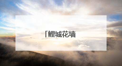 鲤城花墙 梦幻绽放