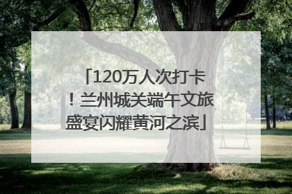 120万人次打卡！兰州城关端午文旅盛宴闪耀黄河之滨