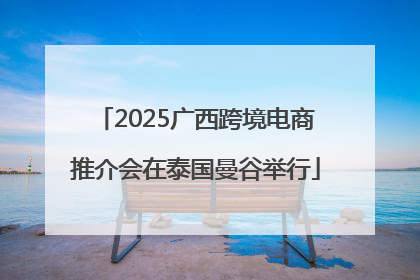 2025广西跨境电商推介会在泰国曼谷举行