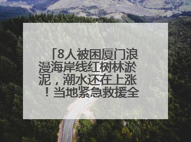 8人被困厦门浪漫海岸线红树林淤泥，潮水还在上涨！当地紧急救援全部脱困